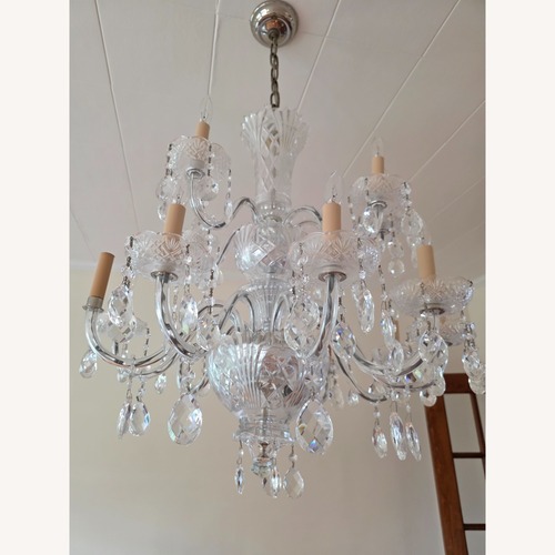 Used Transparent Crystal Ceiling Lamp for sale on AptDeco