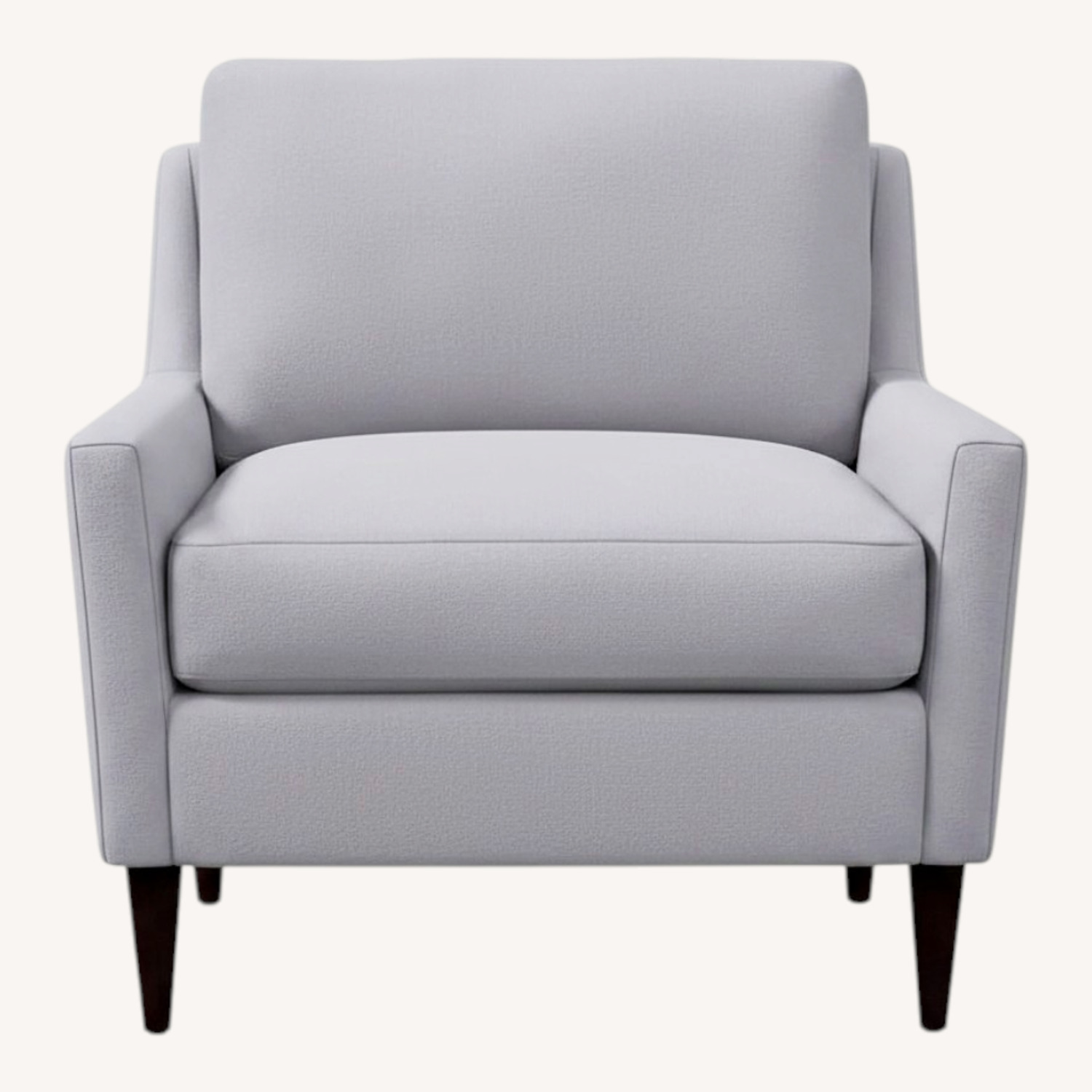 West Elm Grey Accent Chair - image-0