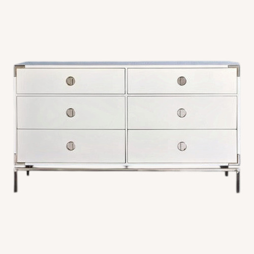 Used West Elm Malone White Dresser for sale on AptDeco