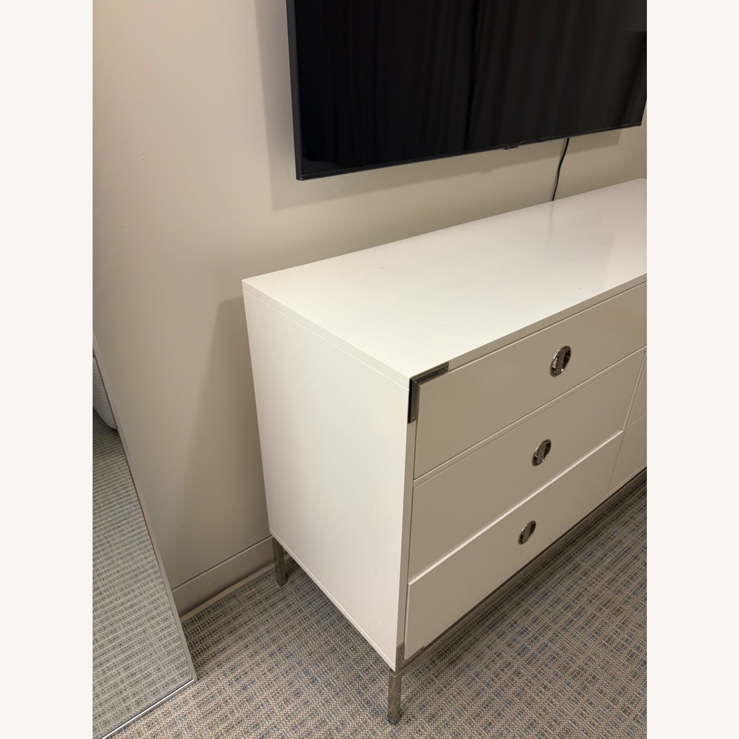 West Elm Malone White Dresser - image-2