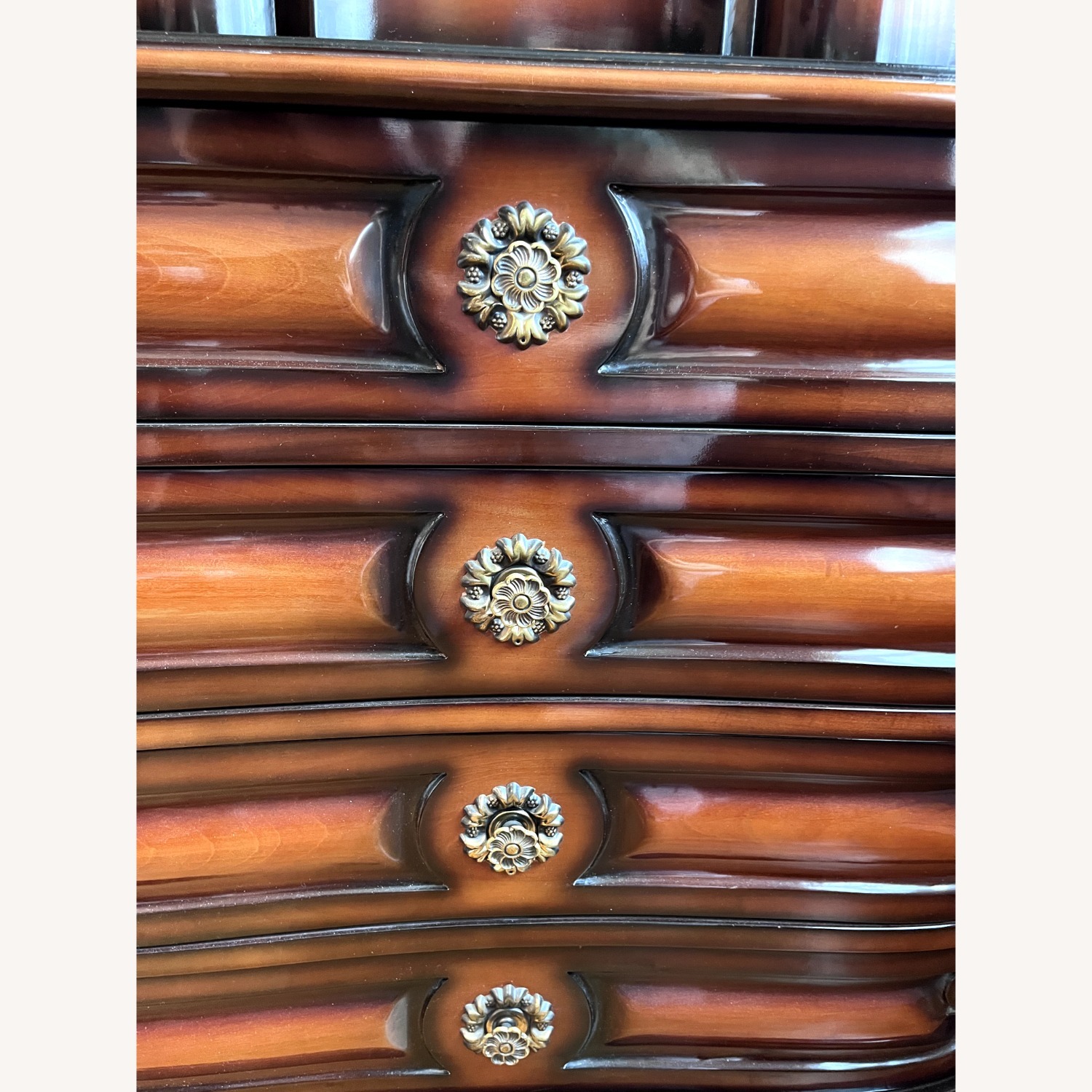 Vintage/Antique Finds Dark Brown Wood Dresser - image-2