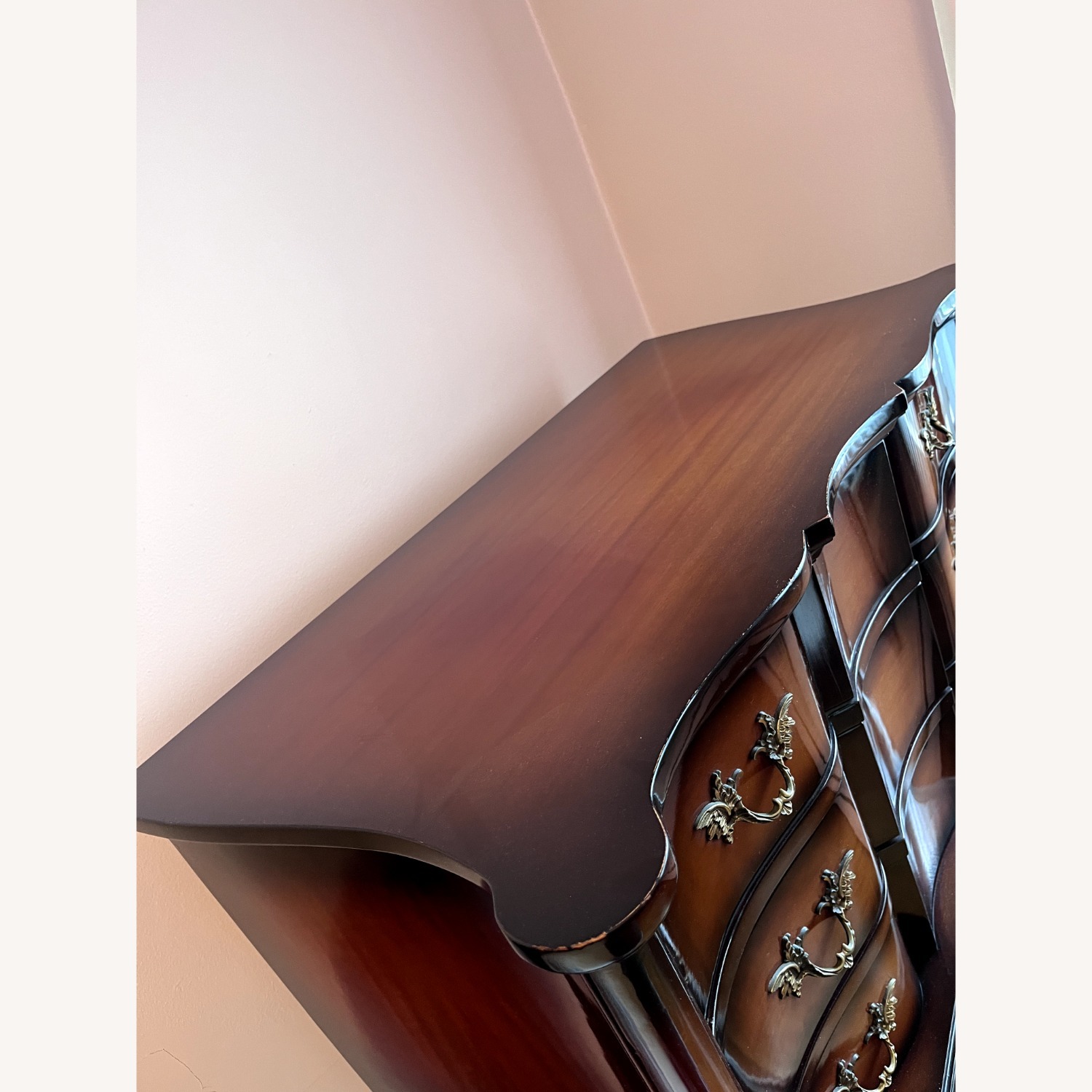 Vintage/Antique Finds Dark Brown Wood Dresser - image-6