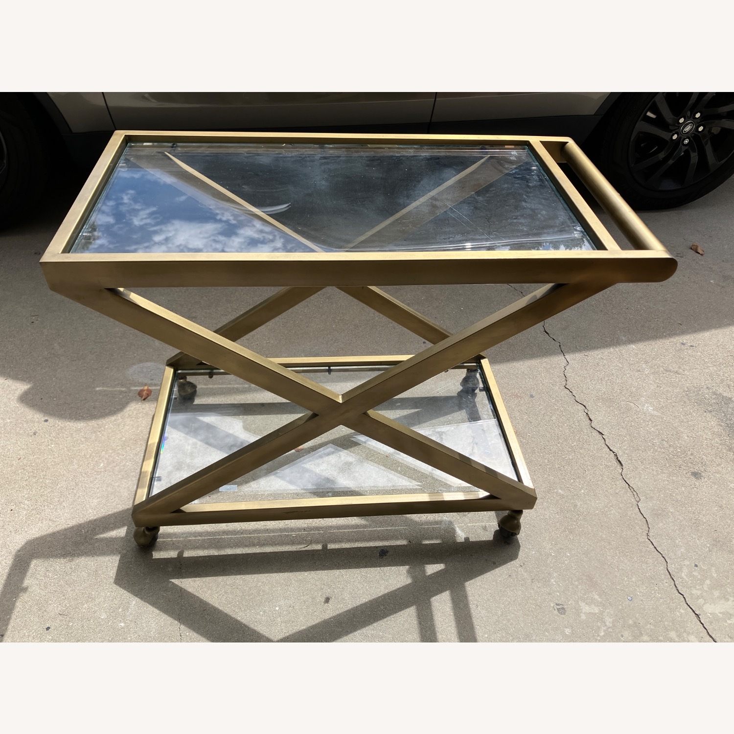 Restoration Hardware Milo Bar Cart - image-1