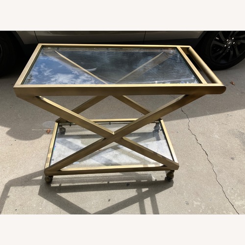 Used Restoration Hardware Milo Bar Cart for sale on AptDeco