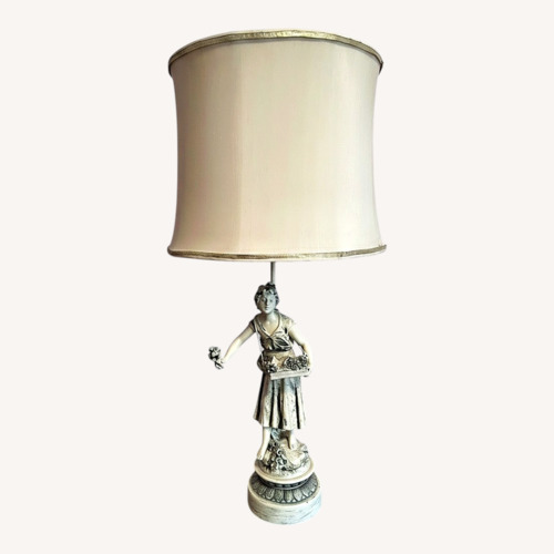 Used Vintage/Antique Bronze Table Lamp (Set of 2)  for sale on AptDeco