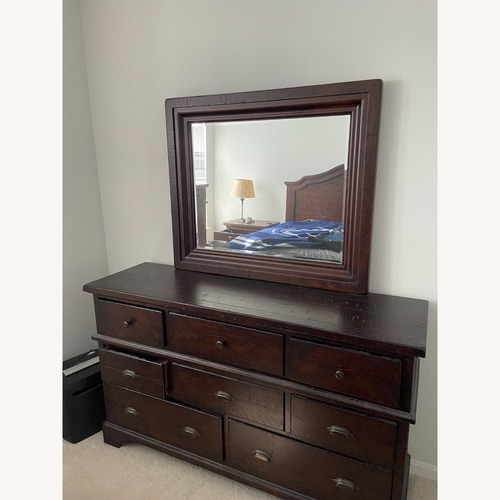 Used Havertys Dark Brown Wood Dresser for sale on AptDeco