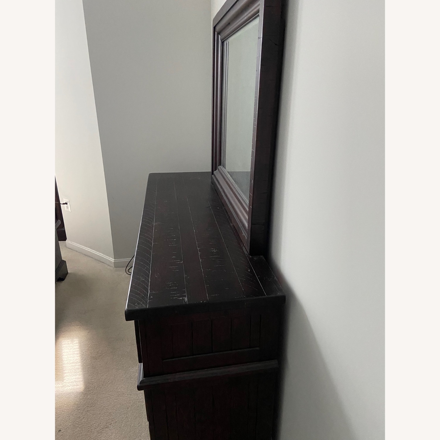 Havertys Dark Brown Wood Dresser - image-2