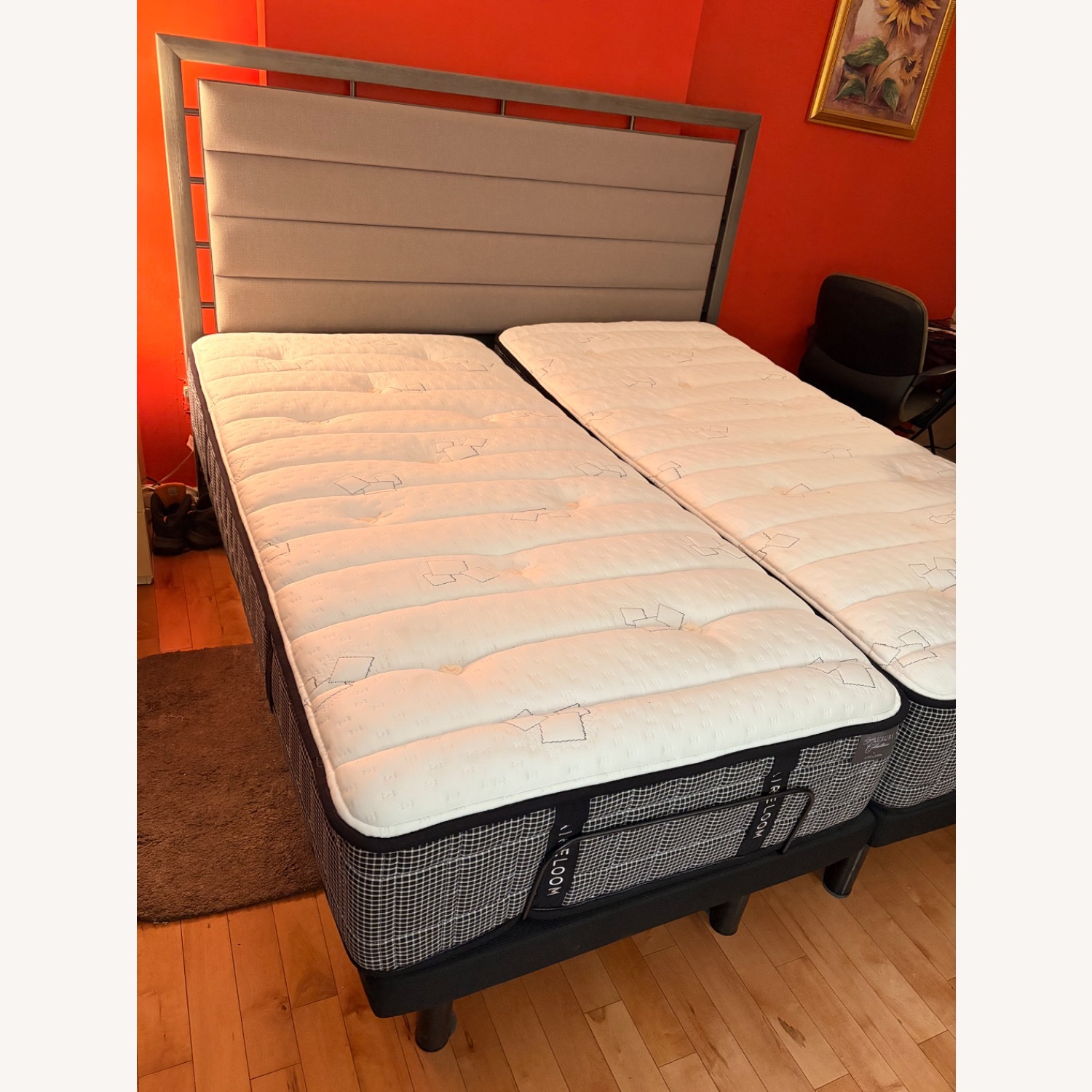 Light Gray King Bed - image-4