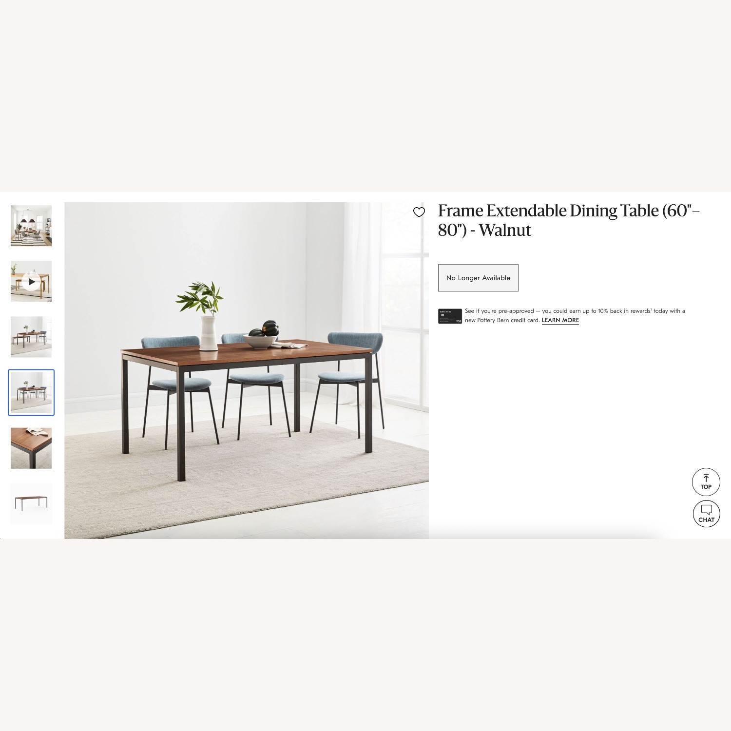 West Elm Frame Natural Wood Dining Table - image-3