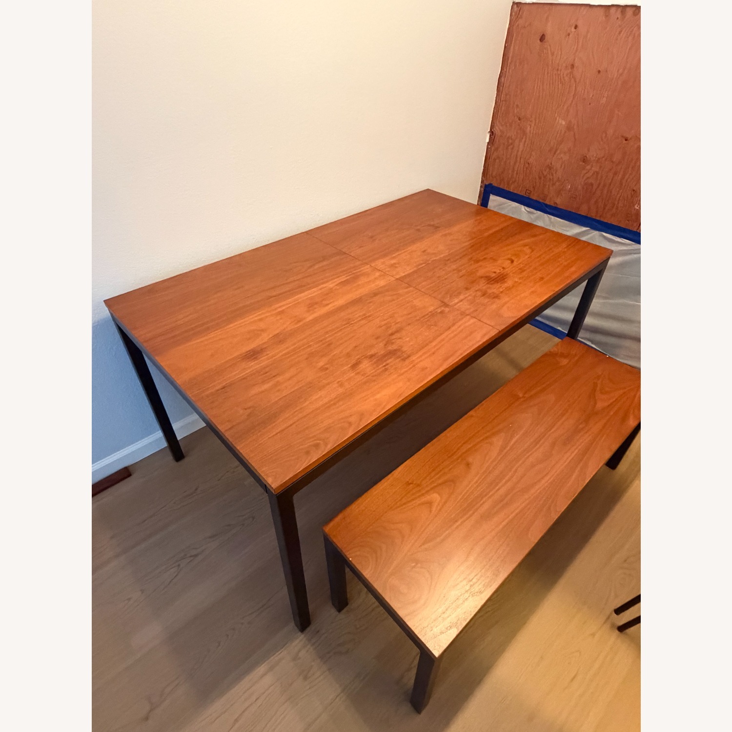West Elm Frame Natural Wood Dining Table - image-2