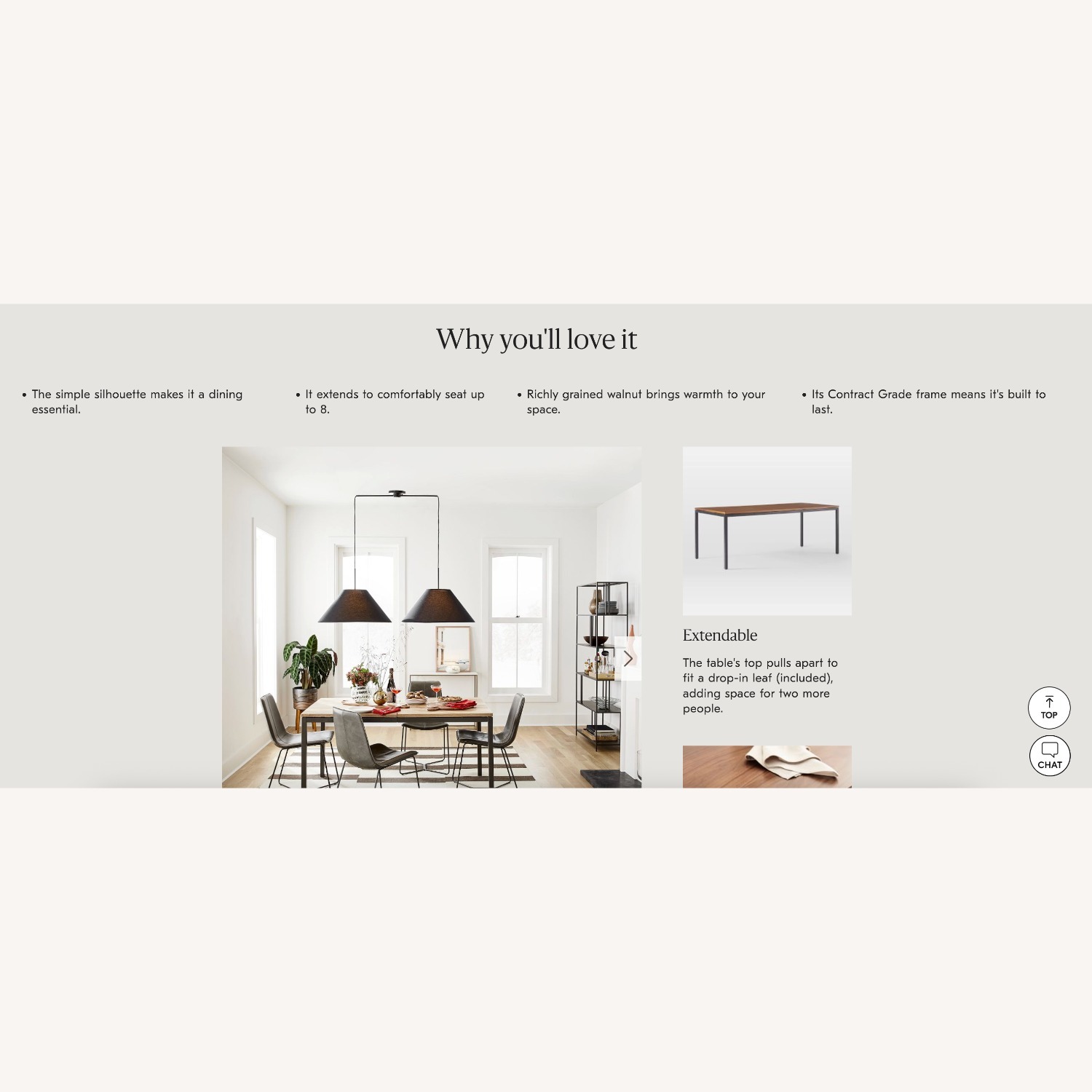 West Elm Frame Natural Wood Dining Table - image-5