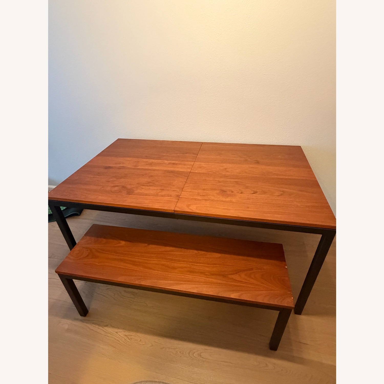 West Elm Frame Natural Wood Dining Table - image-1