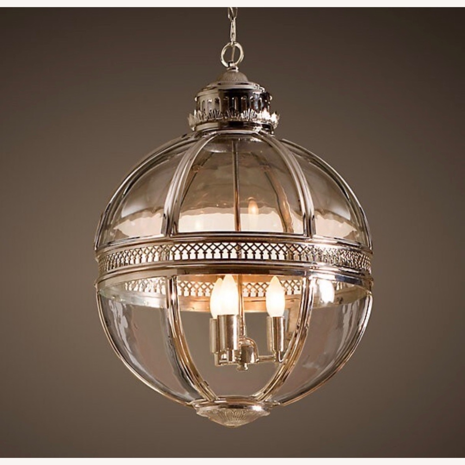 Restoration Hardware Victorian Globe Pendant - image-2