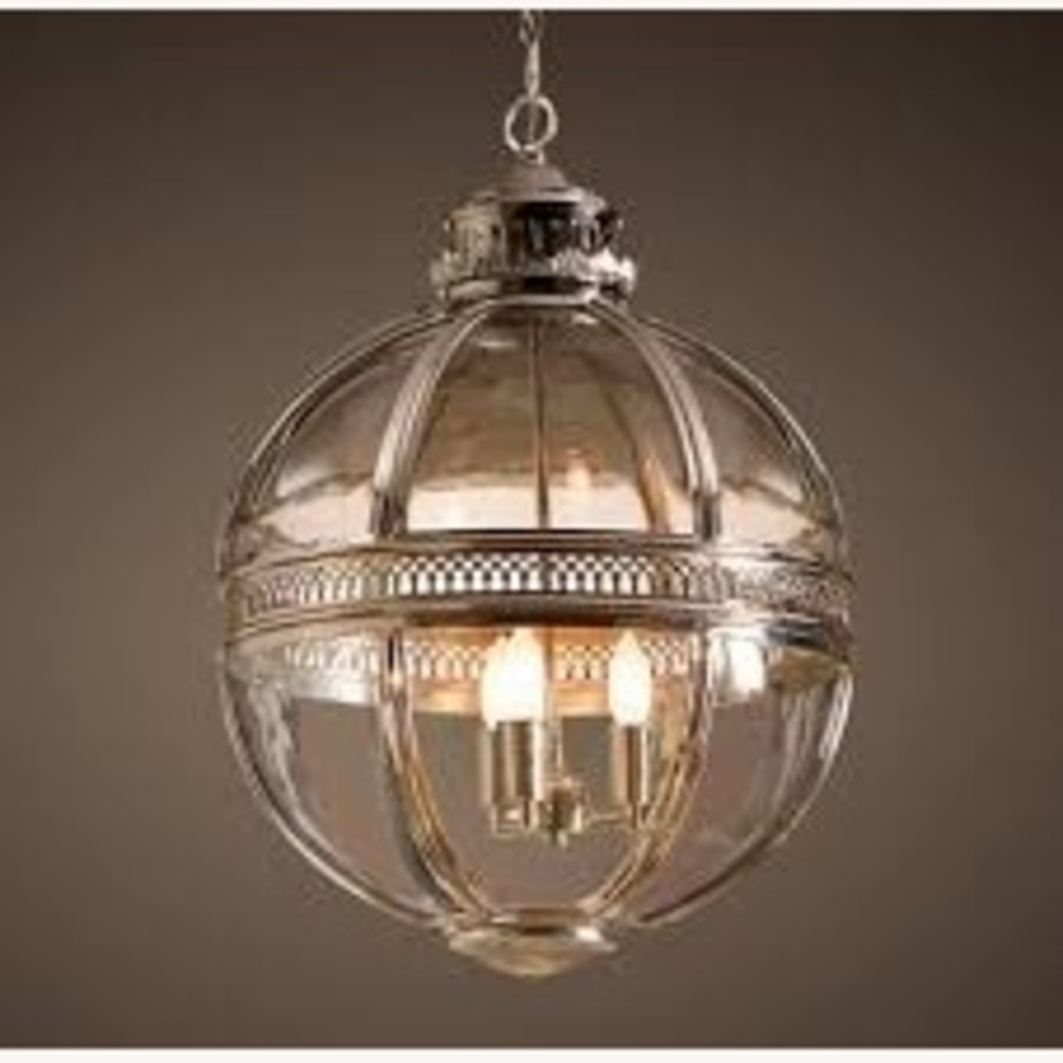 Restoration Hardware Victorian Globe Pendant - image-4