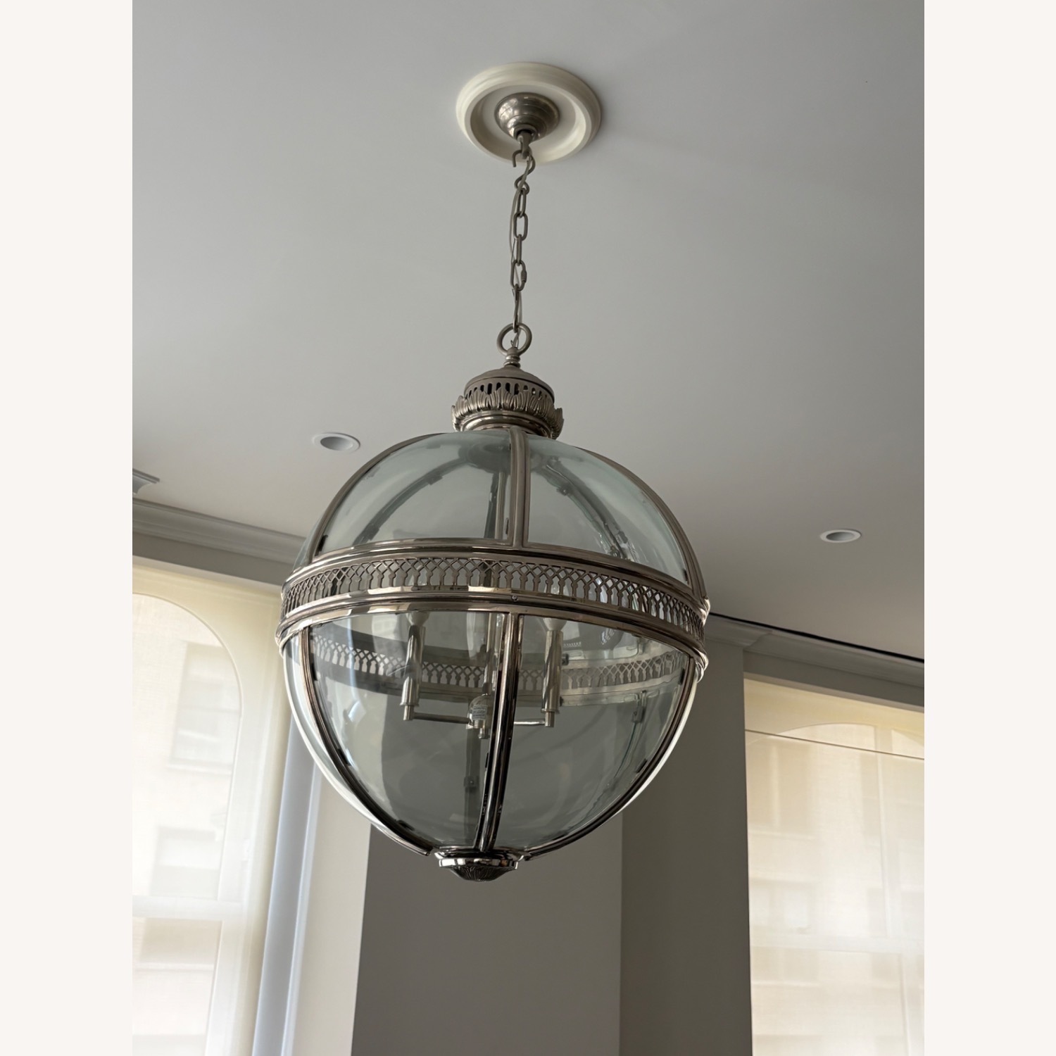 Restoration Hardware Victorian Globe Pendant - image-1