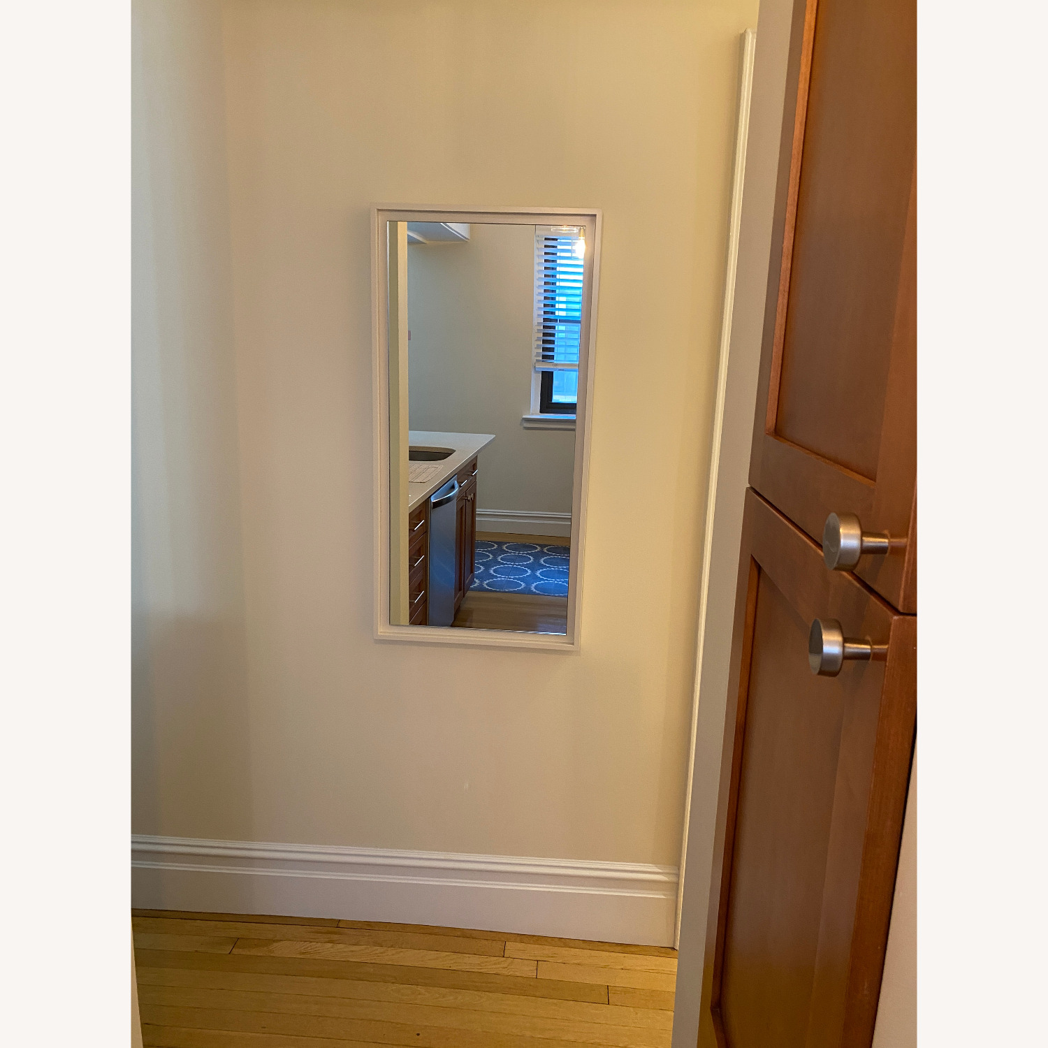 West Elm Floating Wall Mirror – White Lacquer - image-3