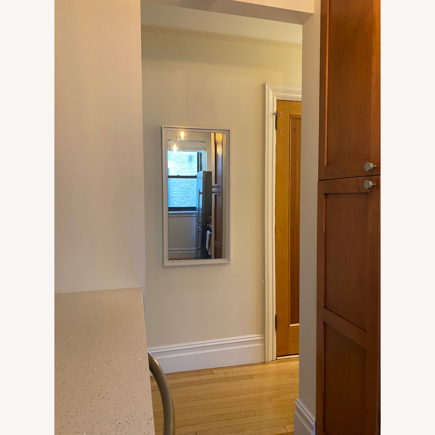 West Elm Floating Wall Mirror – White Lacquer - image-2