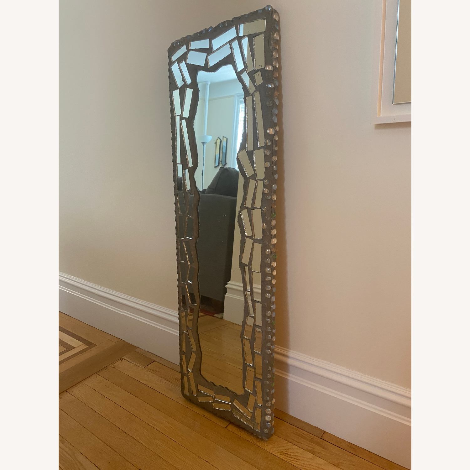 Loring Cornish Original Signed Mosaic Mirror - image-3