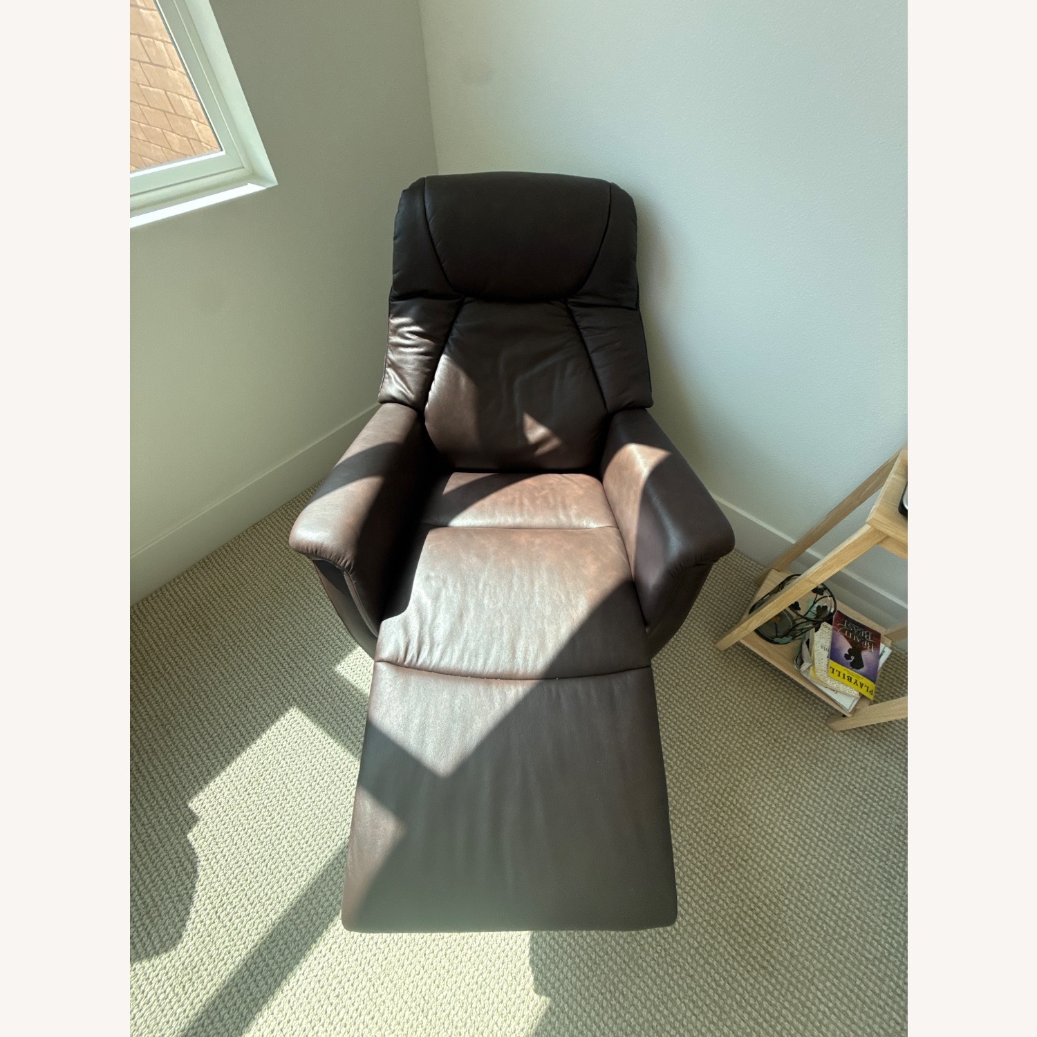 Stressless Dark Brown Leather Recliners (2) - image-2