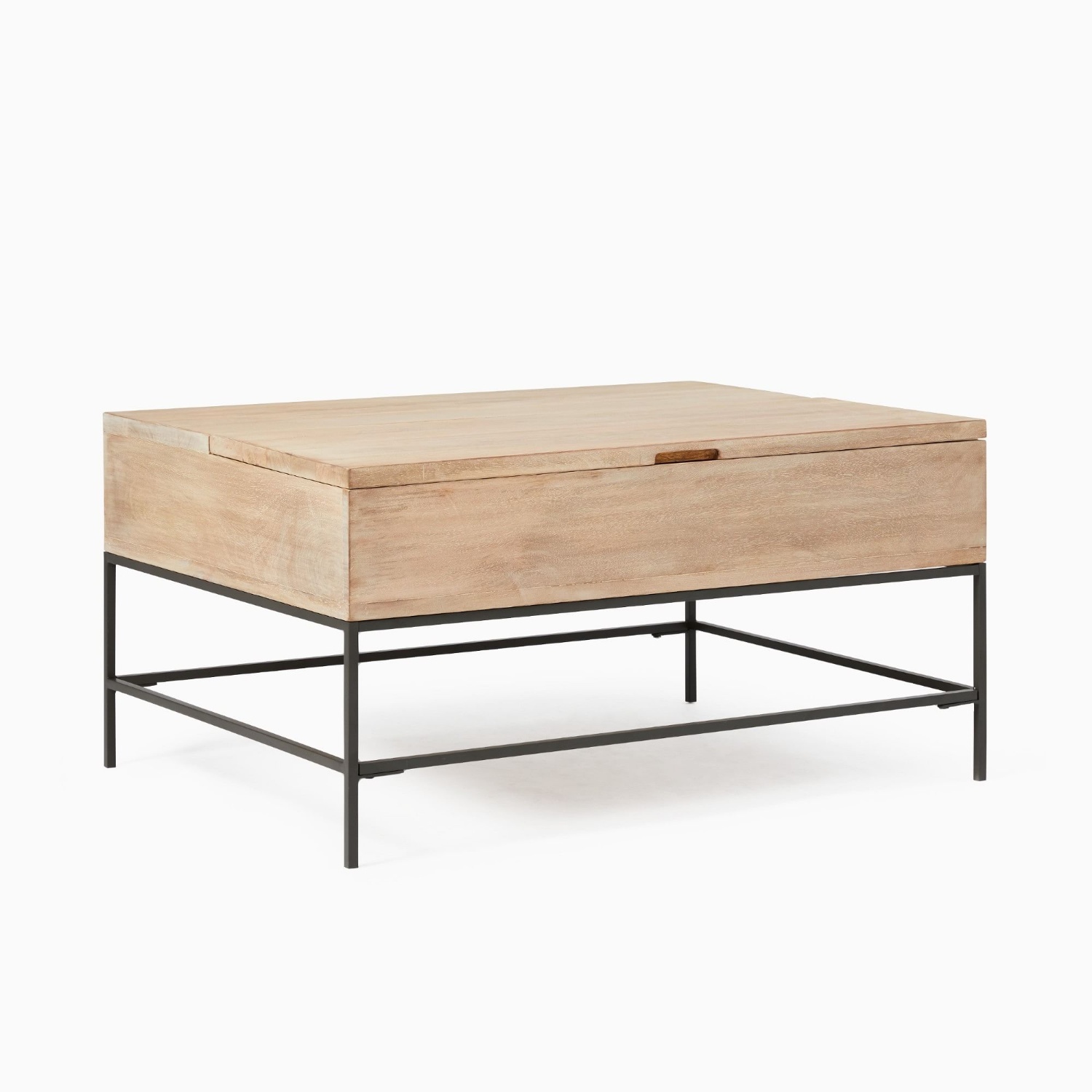 West Elm Industrial Storage Pop-up Coffee Table - image-5