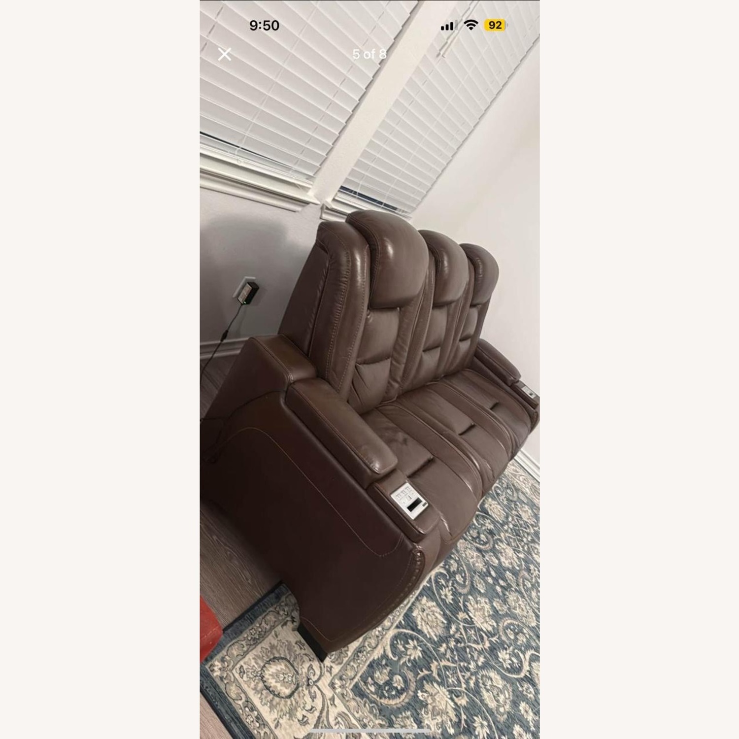 Man Den Triple Power Recliner Sofa - image-3