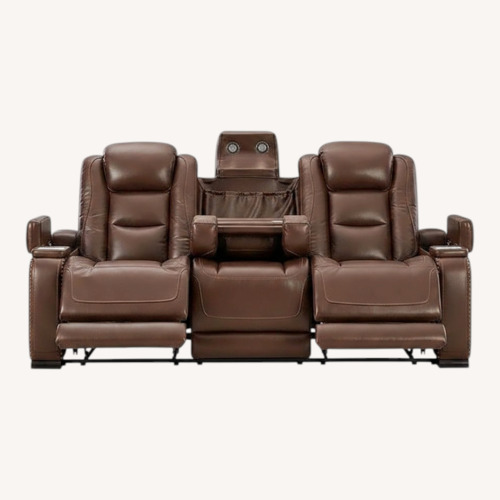 Used Man Den Triple Power Recliner Sofa for sale on AptDeco
