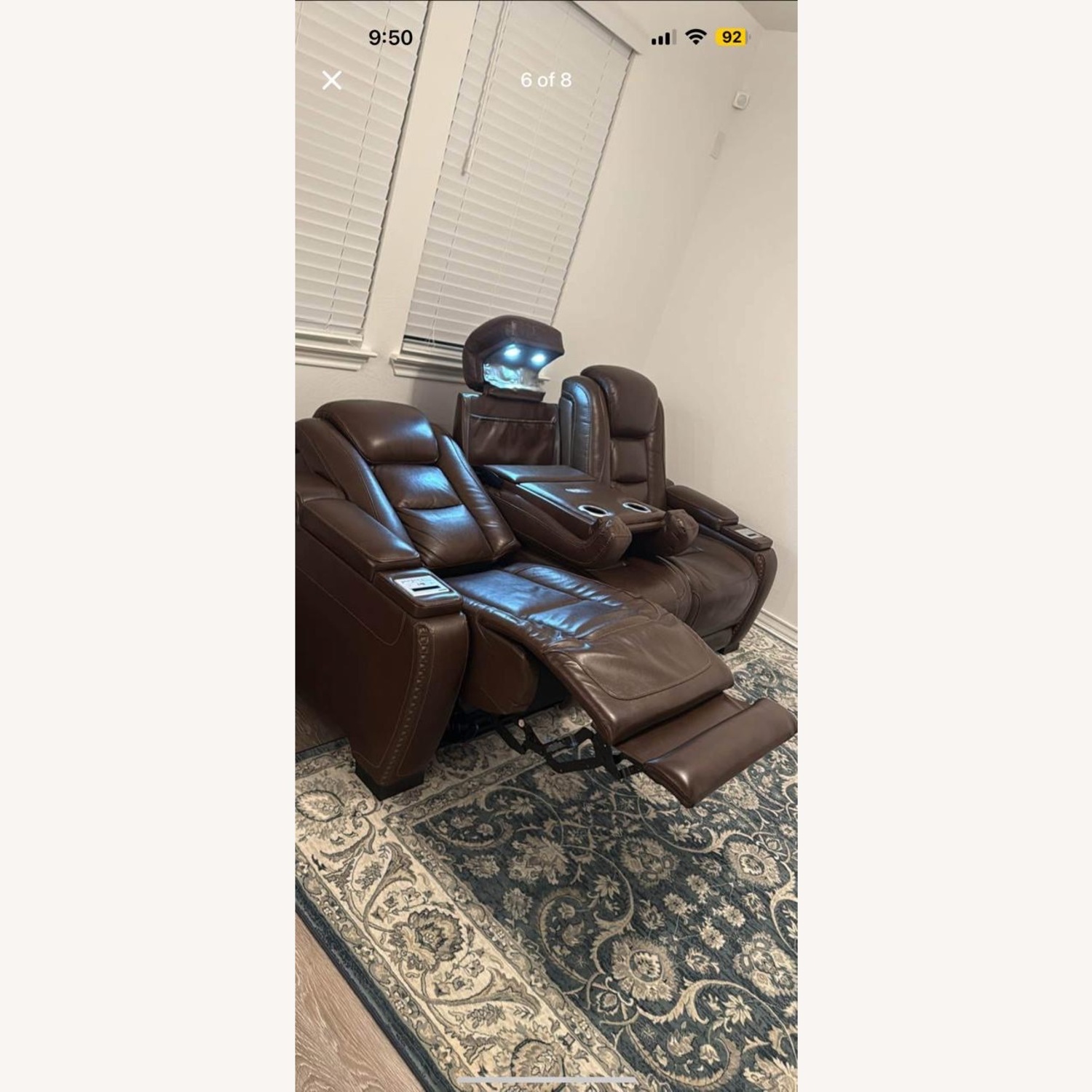 Man Den Triple Power Recliner Sofa - image-2
