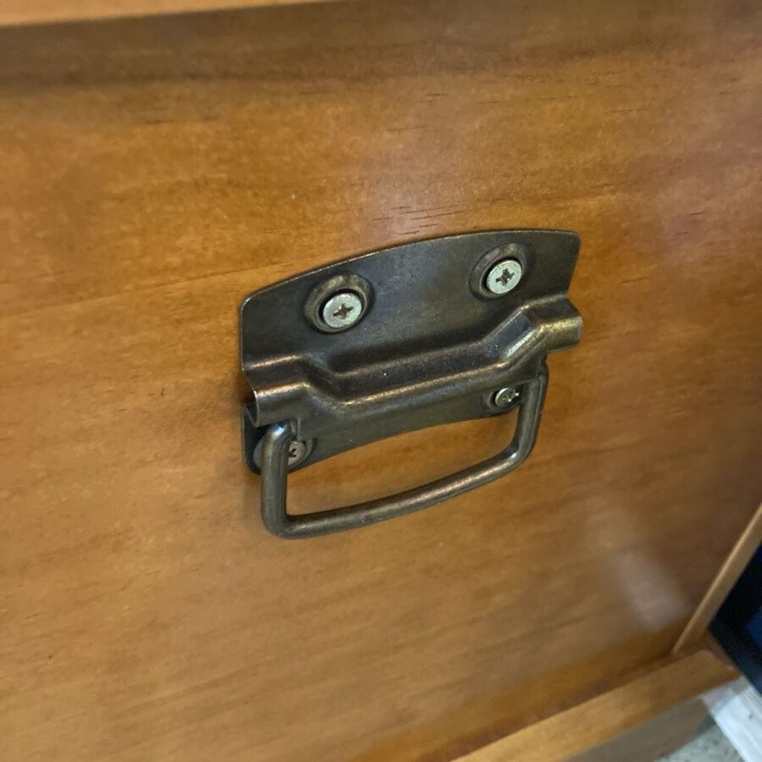 Etched Doors Wooden Storage Chest Furniture - image-9