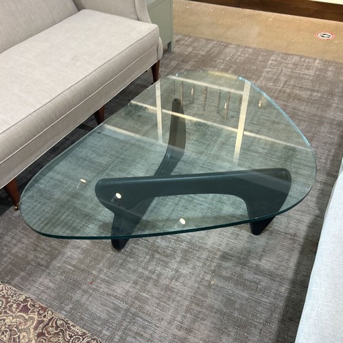 Used Transparent Glass Coffee Table for sale on AptDeco