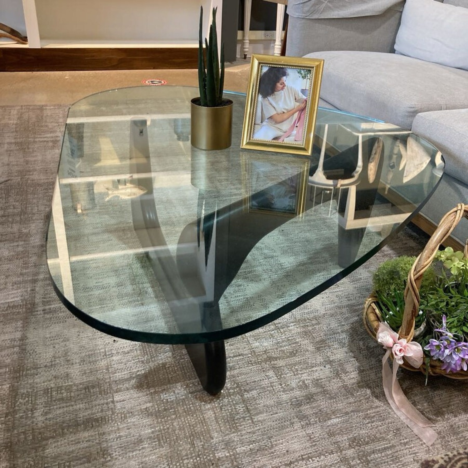 Transparent Glass Coffee Table - image-3