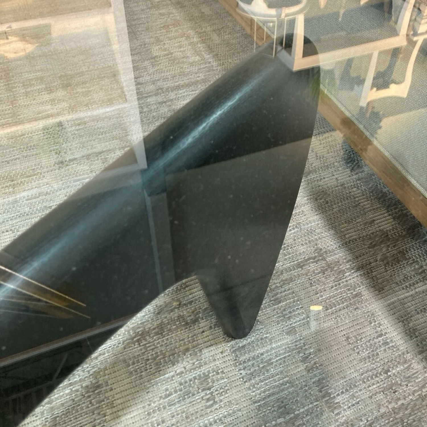 Transparent Glass Coffee Table - image-8