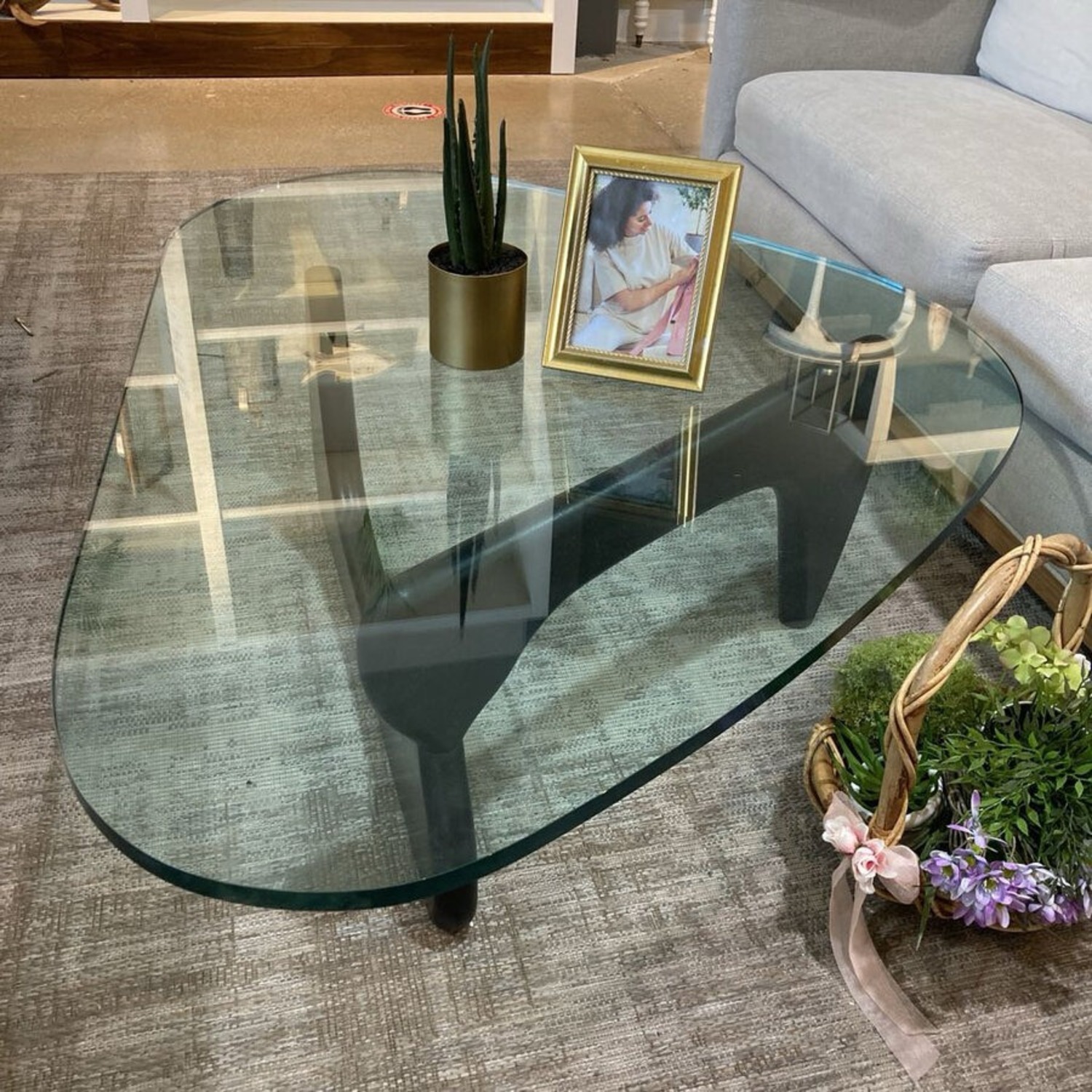 Transparent Glass Coffee Table - image-2