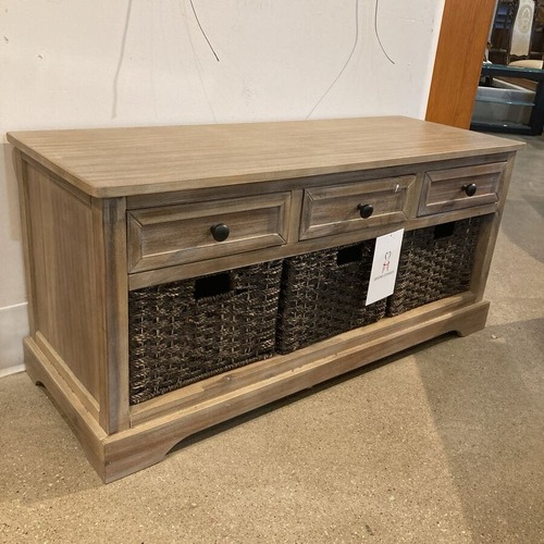 Used Oslember 3-Drawer W Storage Bench for sale on AptDeco