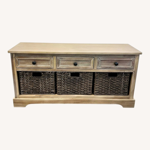 Used Oslember 3-Drawer W Storage Bench for sale on AptDeco