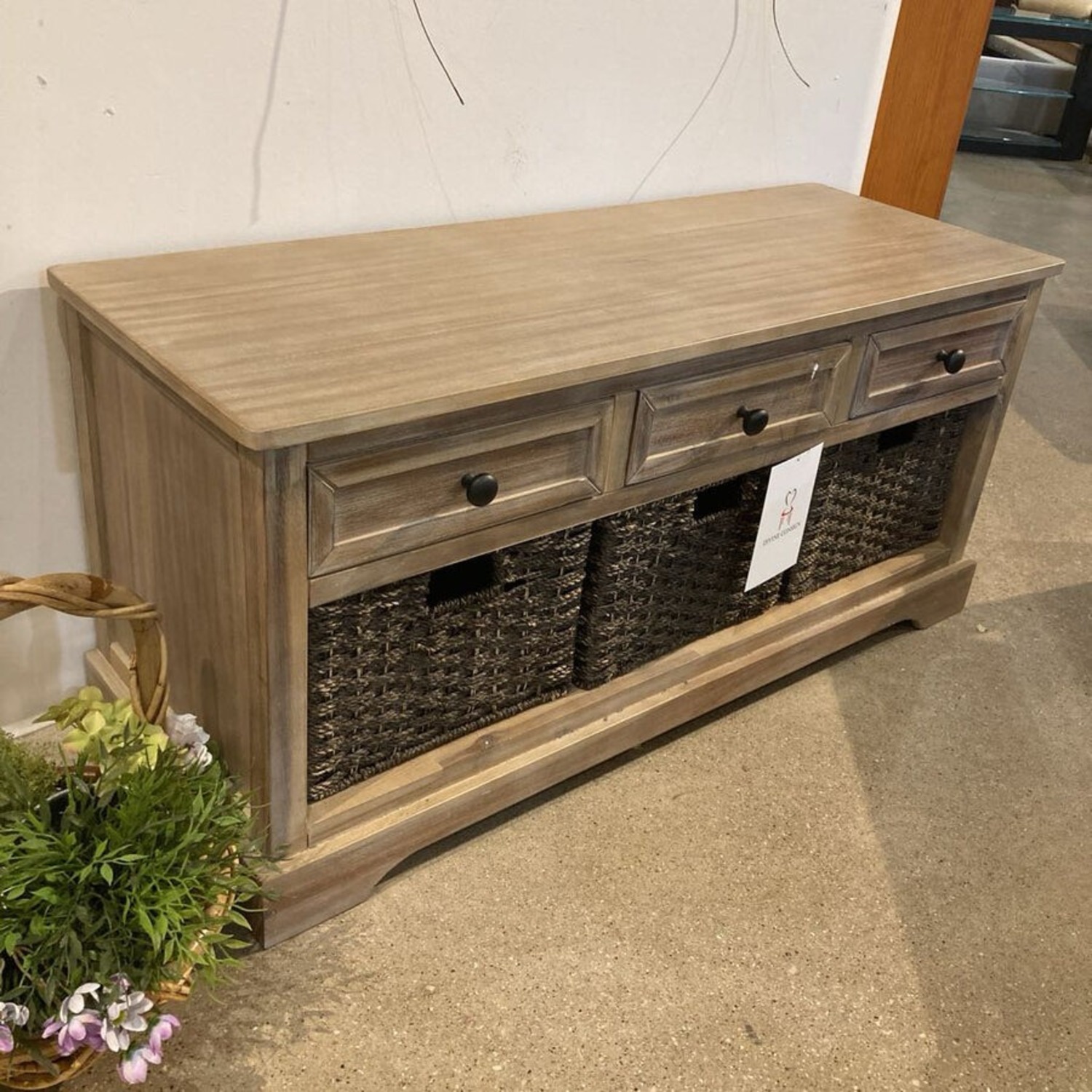 Oslember 3-Drawer W Storage Bench - image-3