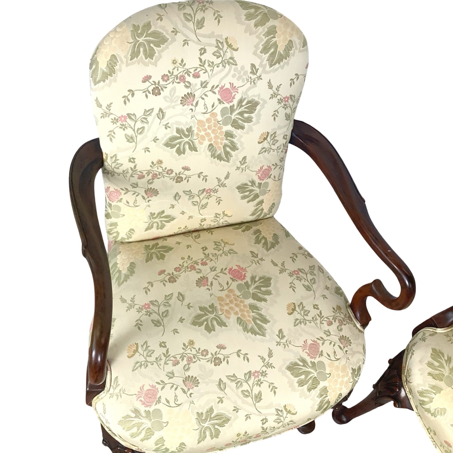 Pair of Vintage Georgian Revival Armchairs - image-3