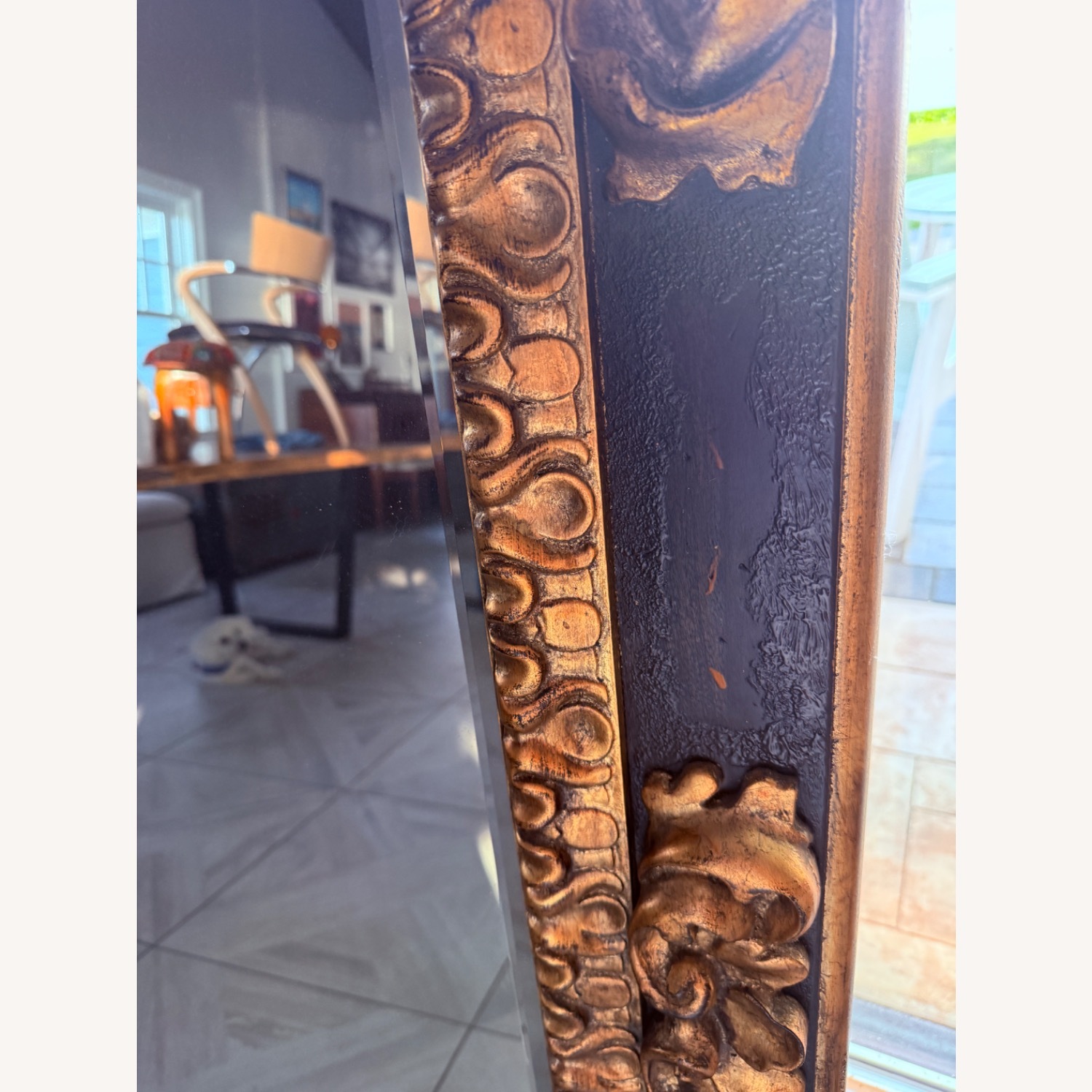 Ralph Lauren Wood Wall Mirror - image-7