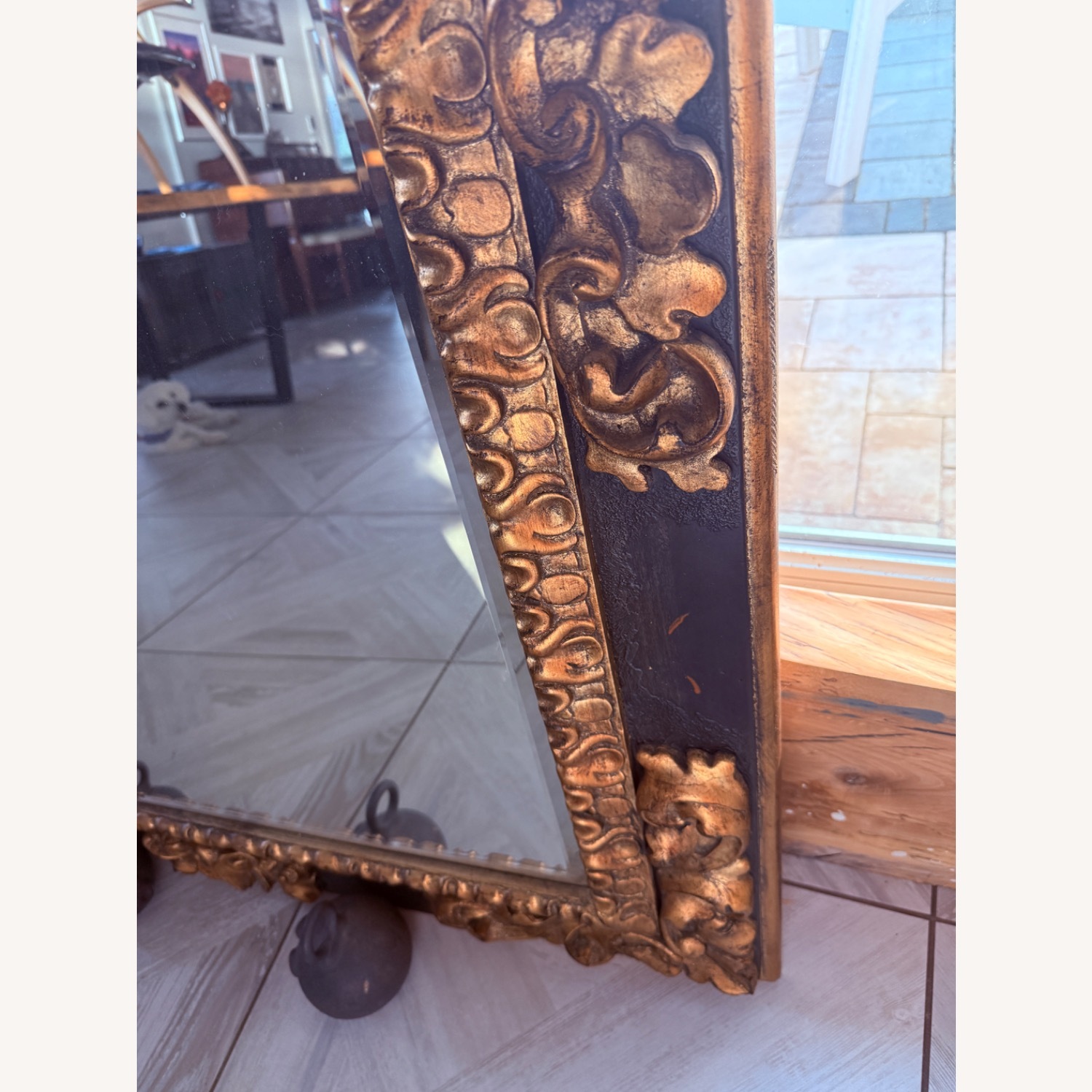 Ralph Lauren Wood Wall Mirror - image-6