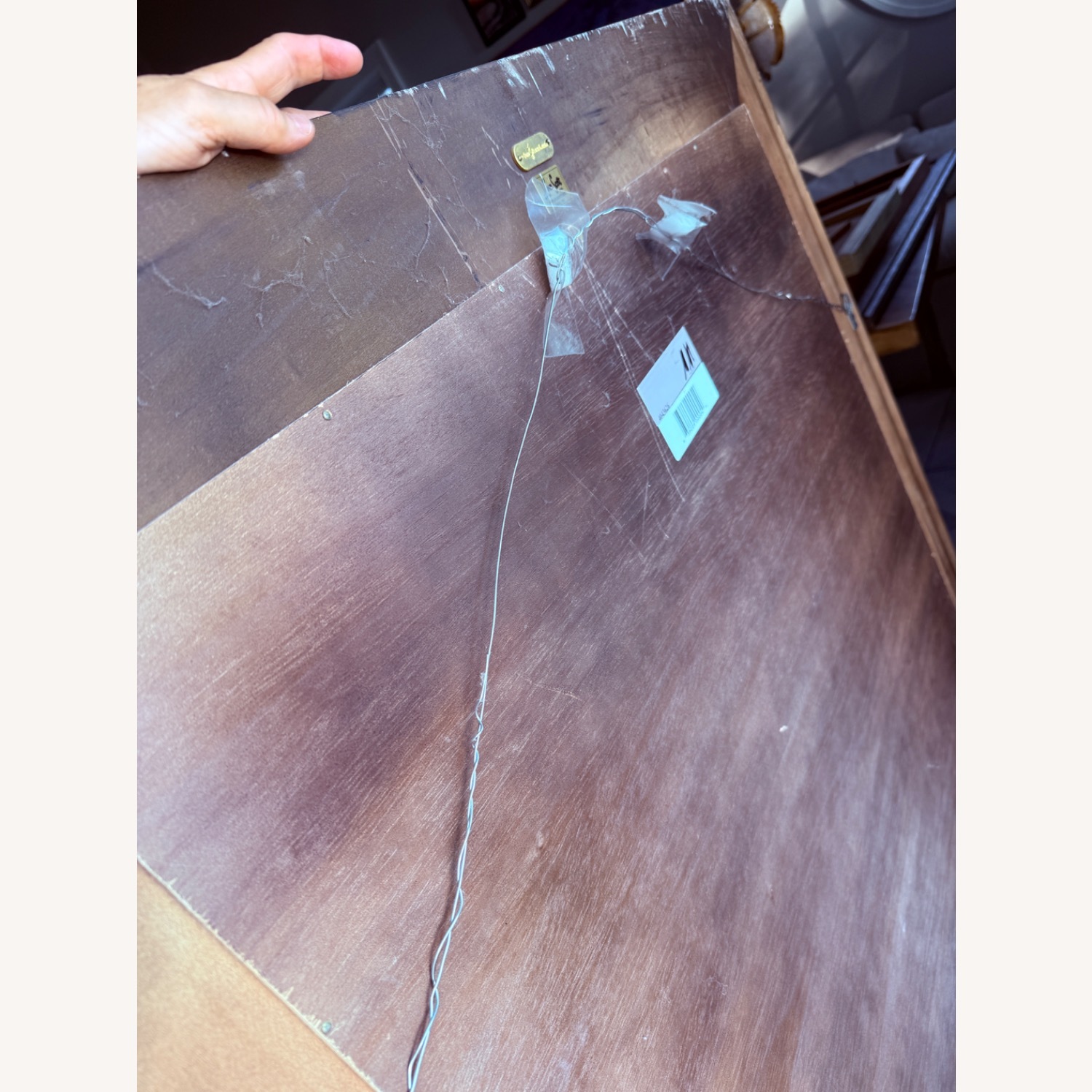 Ralph Lauren Wood Wall Mirror - image-12