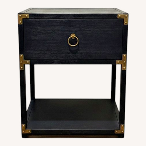 Used Side Table with Gold Accents for sale on AptDeco