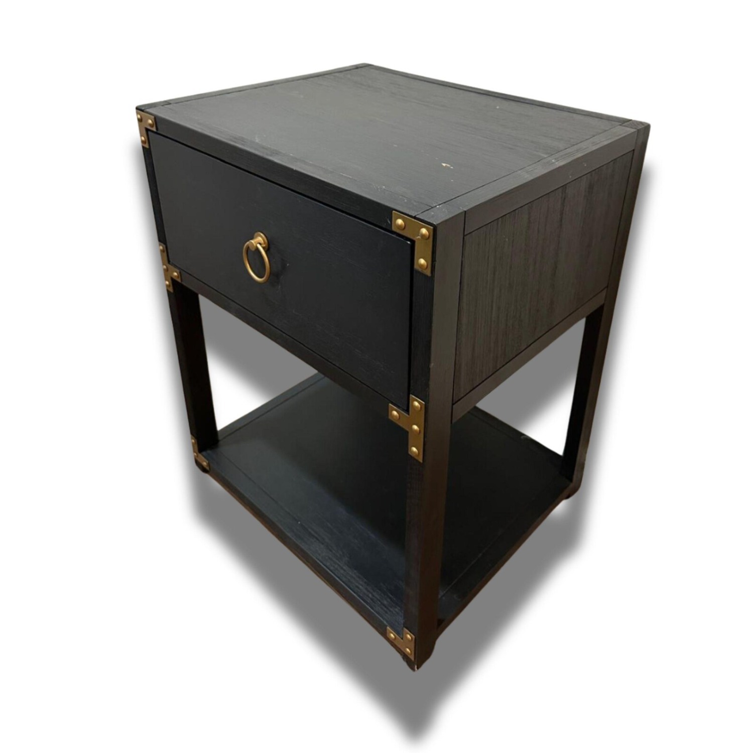 Side Table with Gold Accents - image-3