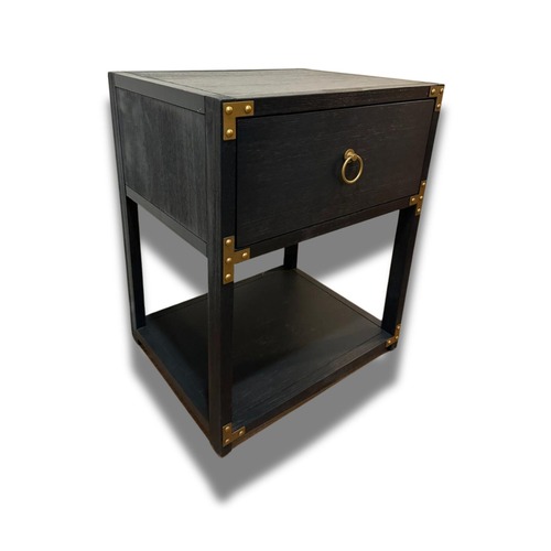 Used Side Table with Gold Accents for sale on AptDeco