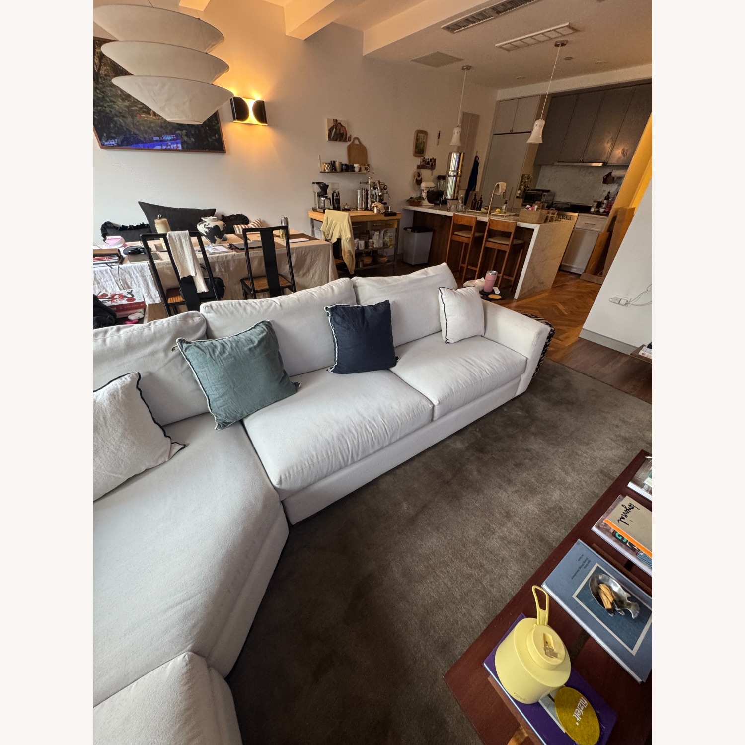 Room & Board White Metro 3-Piece Sofa Sectional - image-8