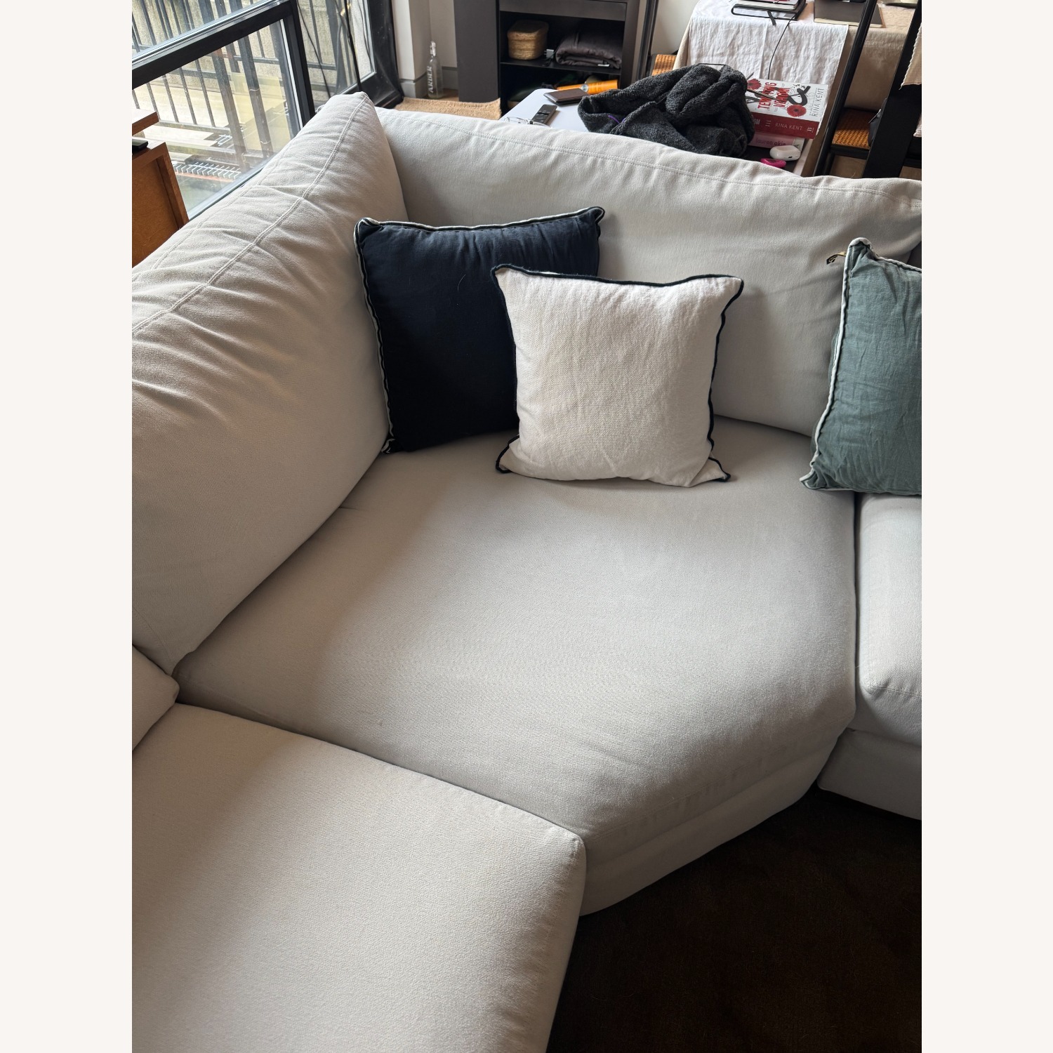 Room & Board White Metro 3-Piece Sofa Sectional - image-9