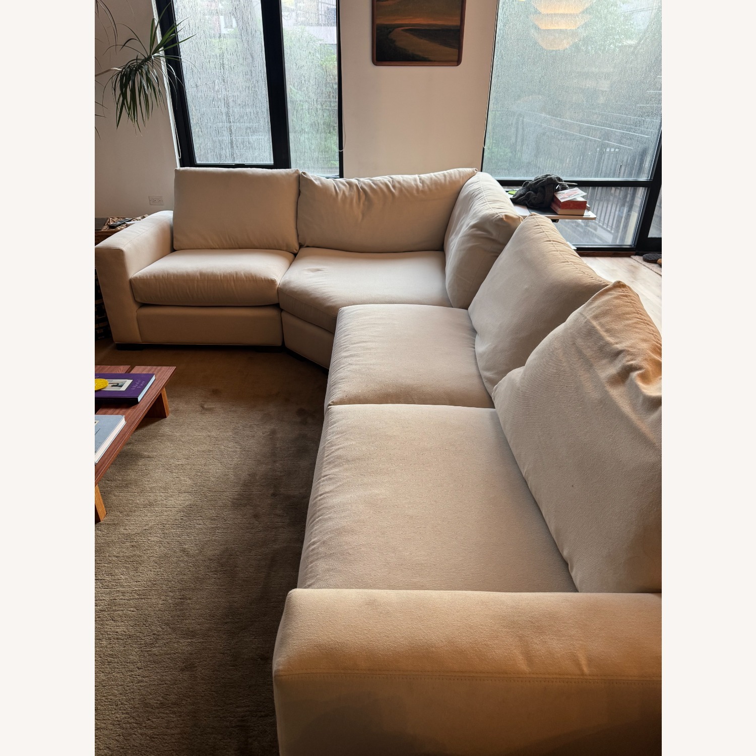 Room & Board White Metro 3-Piece Sofa Sectional - image-2
