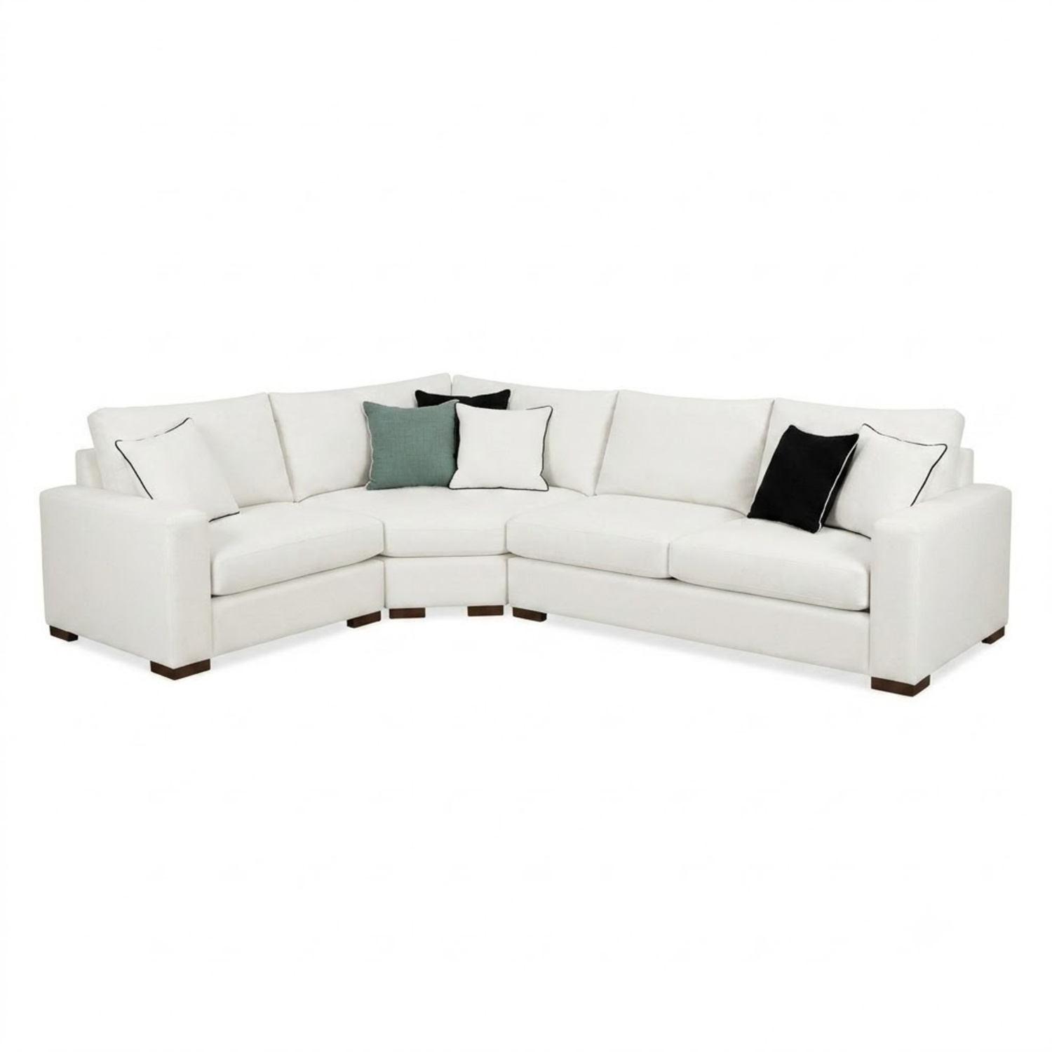 Room & Board White Metro 3-Piece Sofa Sectional - image-22