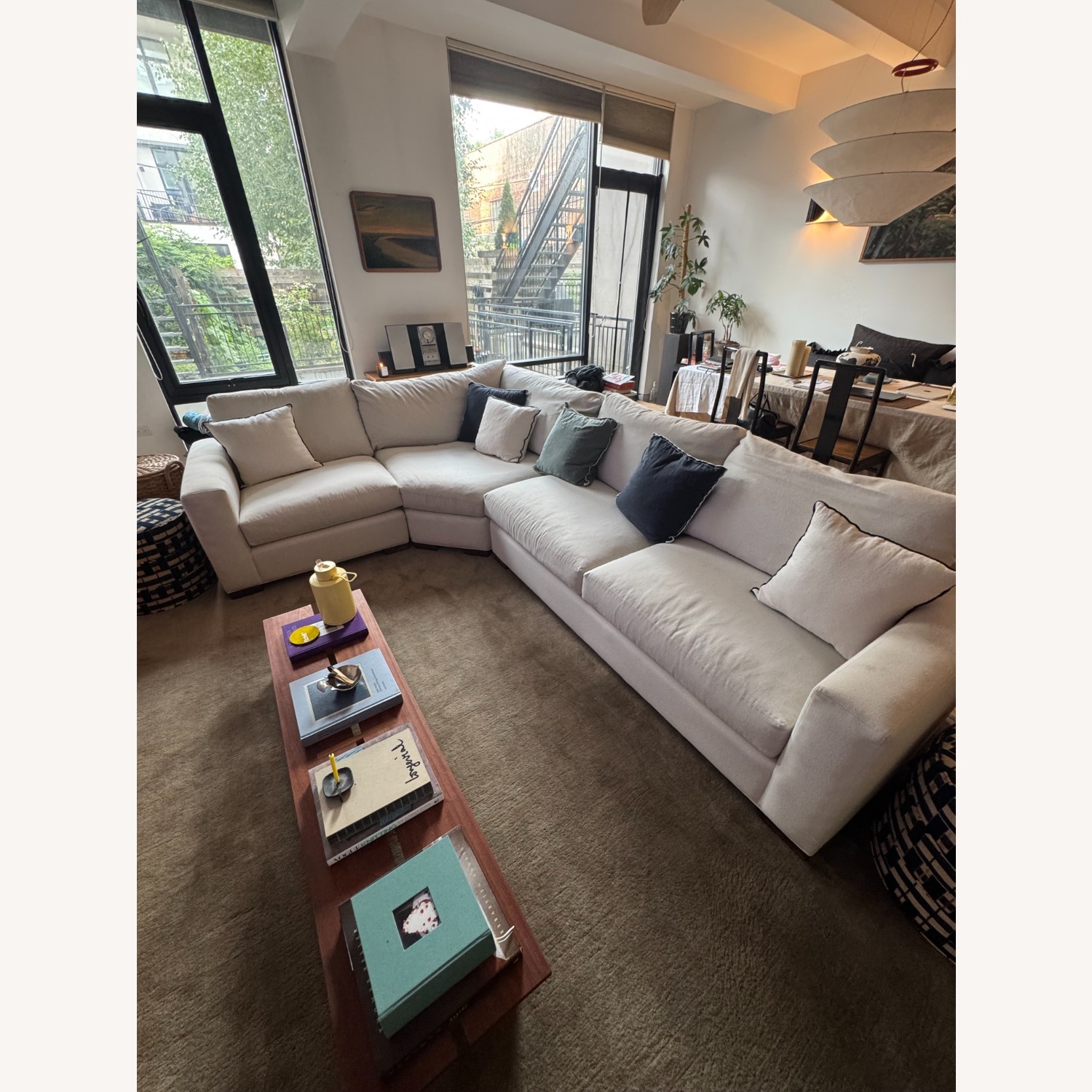 Room & Board White Metro 3-Piece Sofa Sectional - image-6