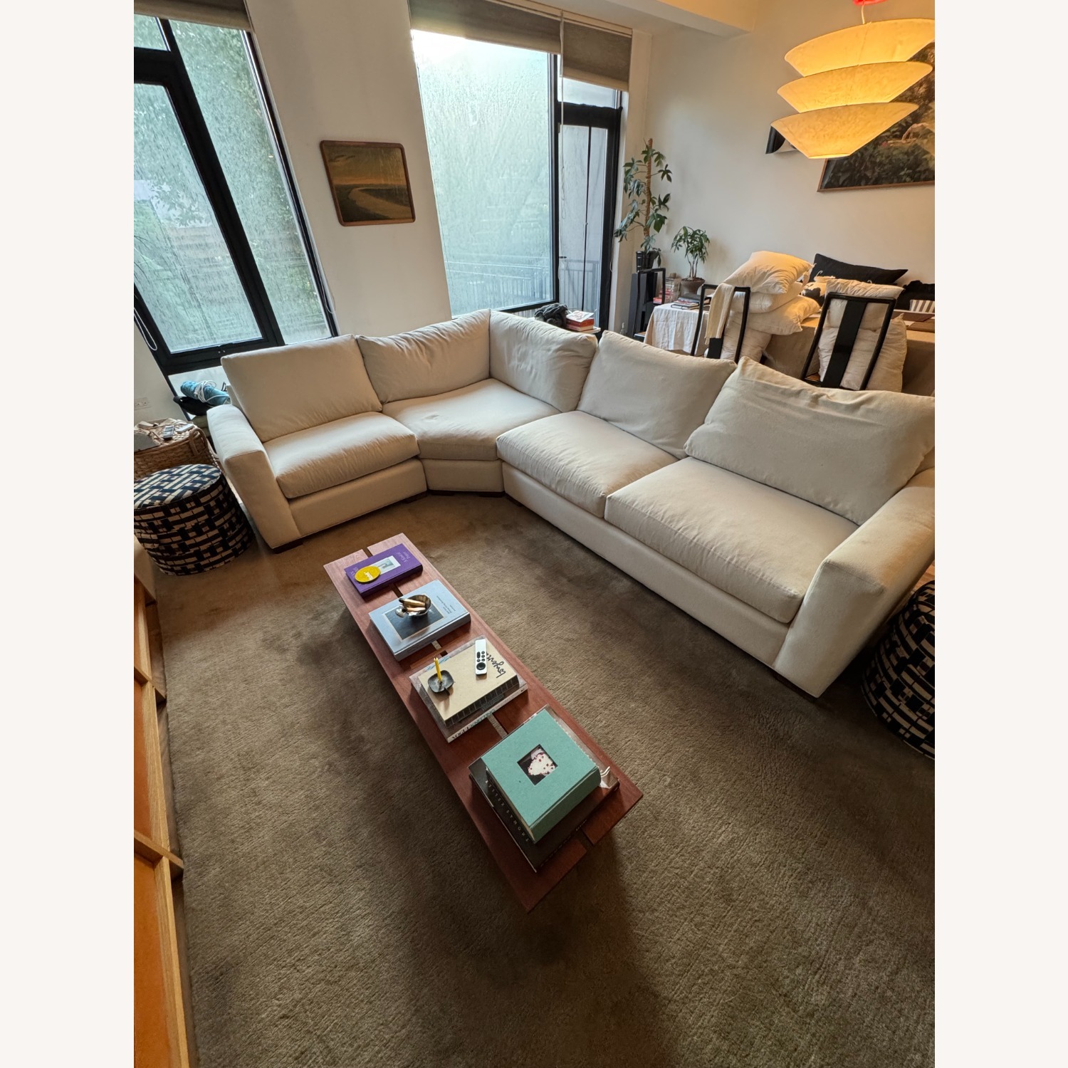 Room & Board White Metro 3-Piece Sofa Sectional - image-1