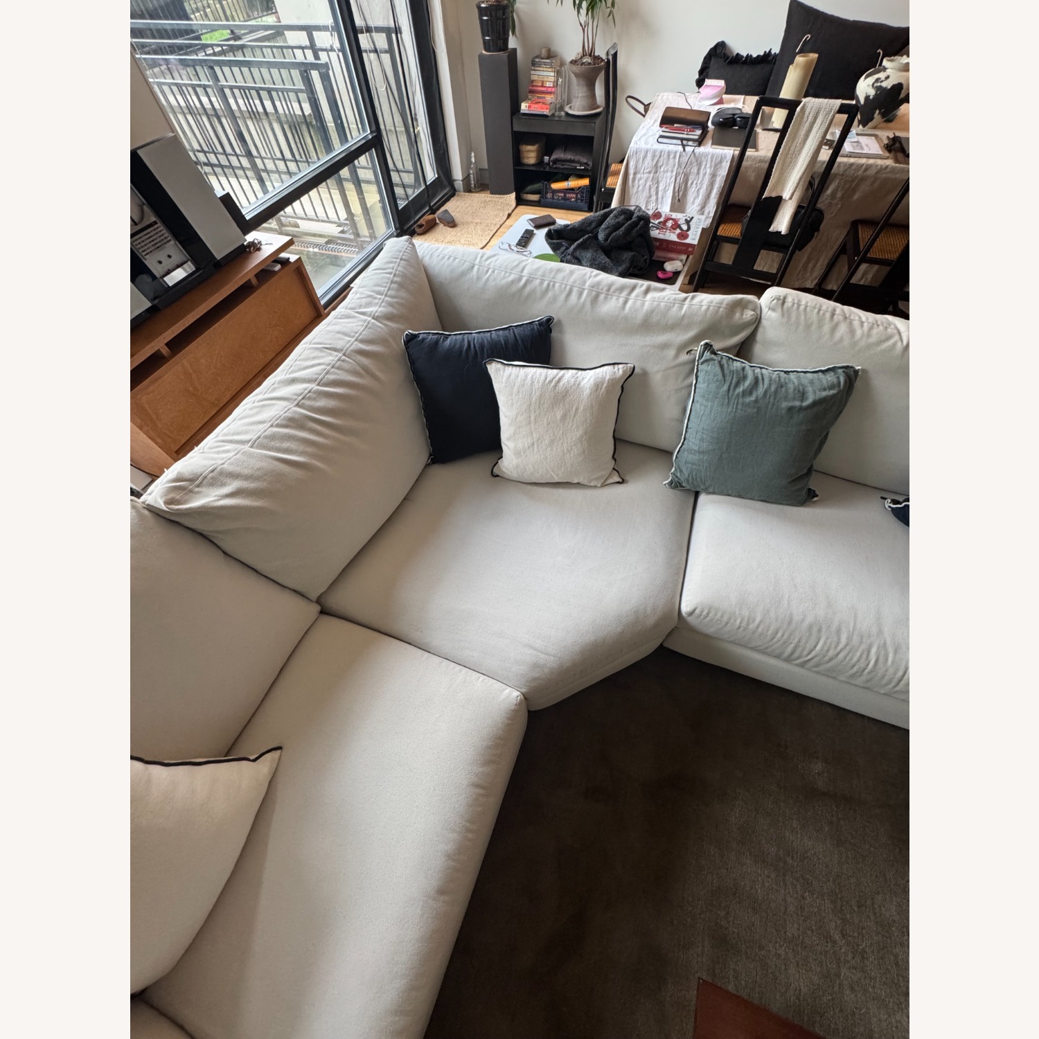 Room & Board White Metro 3-Piece Sofa Sectional - image-7