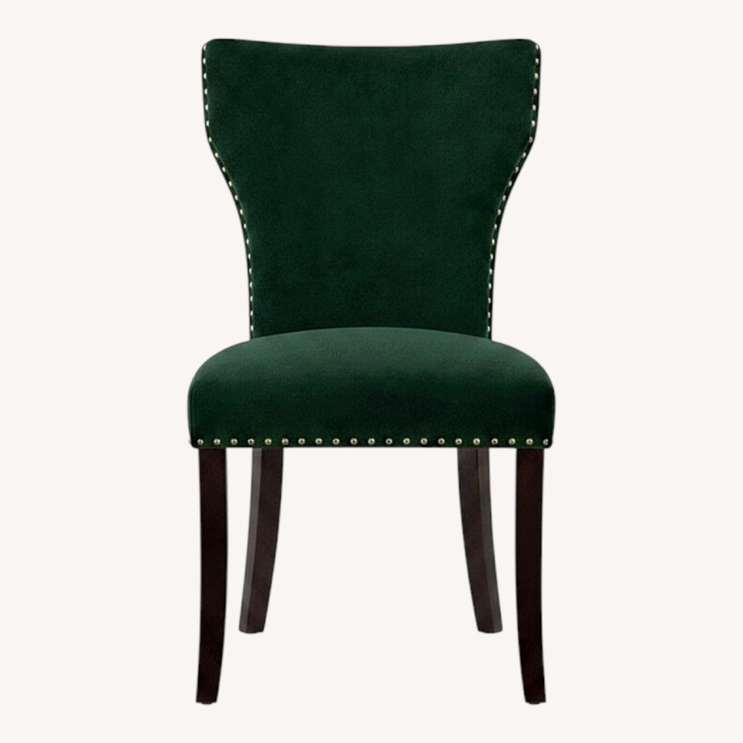 Green Velvet Dining Chairs (Set of 4) - image-0